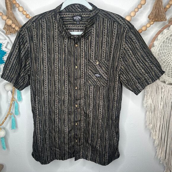 Billabong King Stingray Waves Button Down Top - Picture 1 of 3